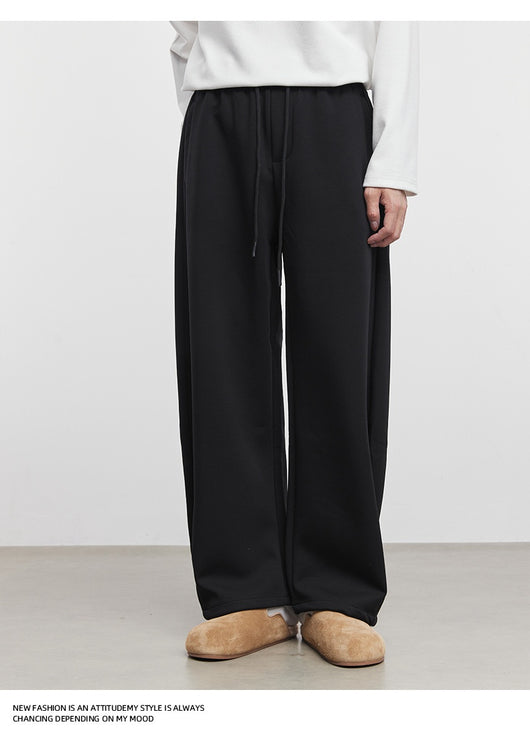 Pantalones de Sudadera Rectos Otoño-Invierno Diseño Ancho y Suelto - Image 16