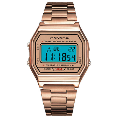 Reloj Retro Dorado Minimalista de Moda Casual - Image 4