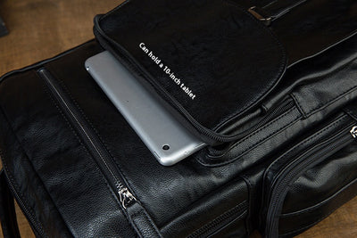 Mochila de Cuero Genuino para Hombre - Gran Capacidad, Diseño Moderno - Image 24