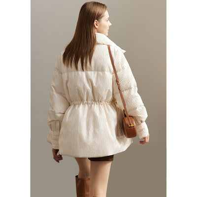 Chaqueta Acolchada Mujer Cuello Alto con Grafeno Tecnológico Negro - Image 4
