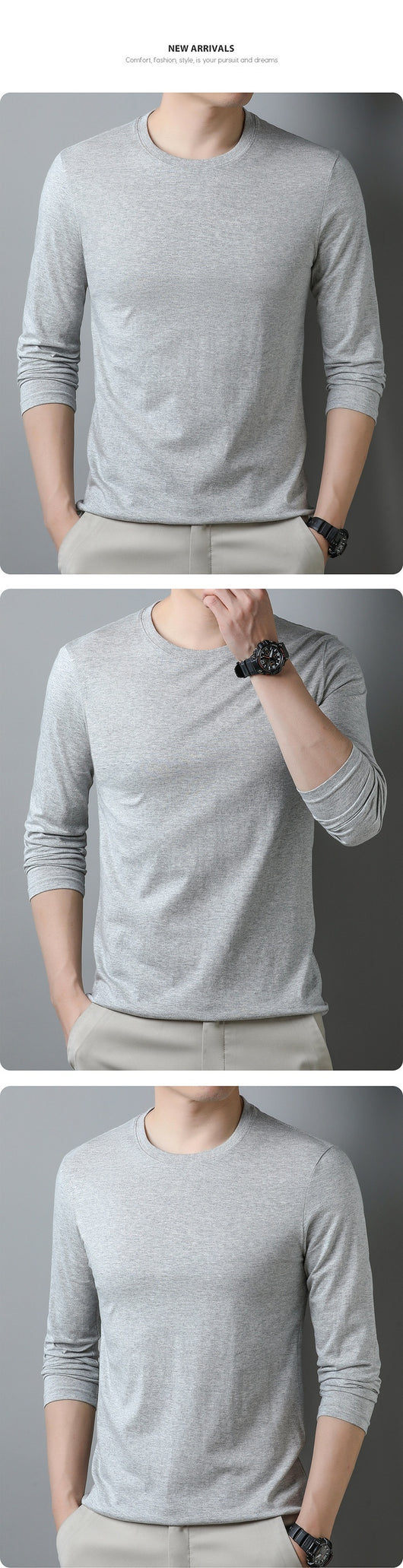 Sudadera Hoodie de Algodón Puro Manga Larga para Hombre - Image 19