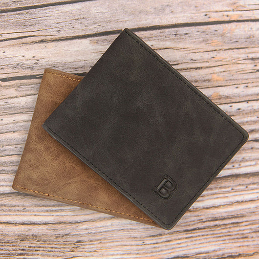 Billetera Vintage para Hombre con Acabado Esmerilado - Compacta y Elegante - Image 4