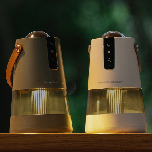 Lámpara Antimosquitos 2 en 1 con Proyector LED Portátil