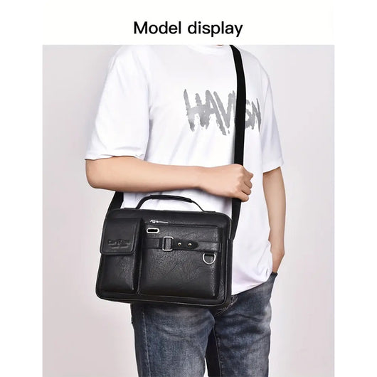 Bolsa Crossbody Commuter Premium para Hombre - Estilo Casual - Image 18