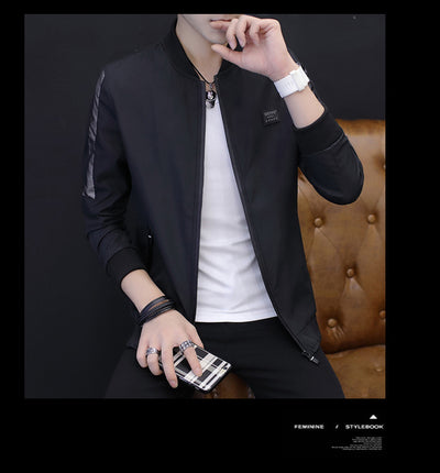 Abrigo Slim Cuello de Pie para Hombre - Elegancia Moderna - Image 17