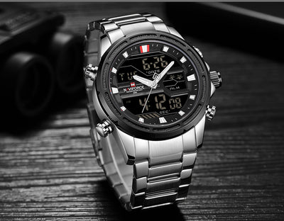 Reloj Deportivo Resistente al Agua con Cristal de Cuarzo para Hombre - Image 8