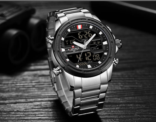 Reloj Deportivo Resistente al Agua con Cristal de Cuarzo para Hombre - Image 8
