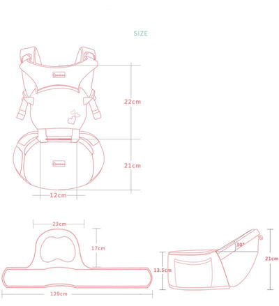 Cargador ergonómico multiposición para bebé - Image 14