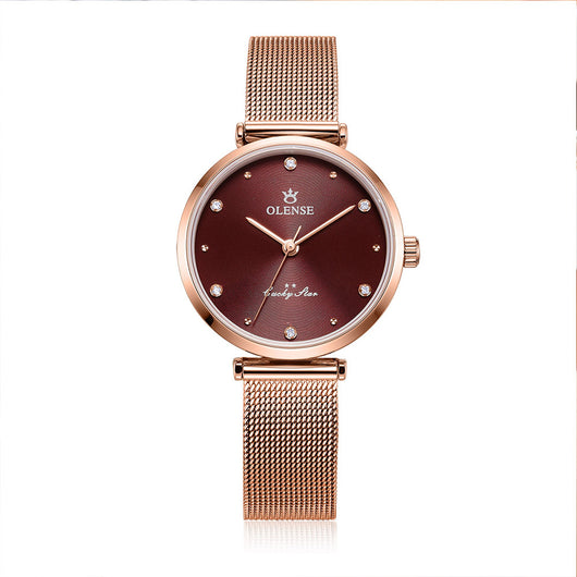 Reloj de Dama Acero Inoxidable con Malla Moderna - Image 3