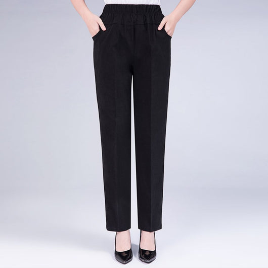 Pantalones Ligeros para Mujeres Maduras - Comodidad Fresca para Verano