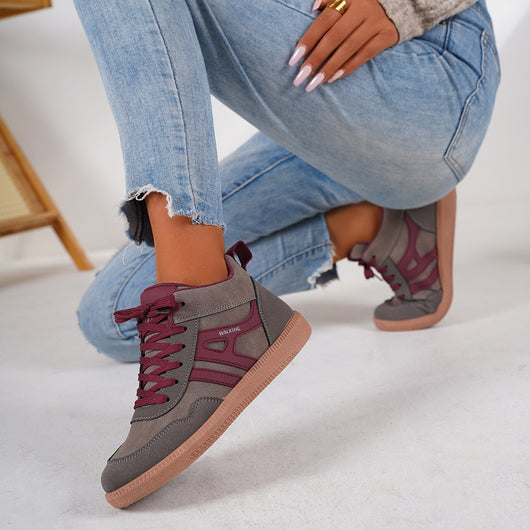 Zapatillas Skate Mujer Cómodas Respirable Suela Blanda Punta Redonda - Image 11