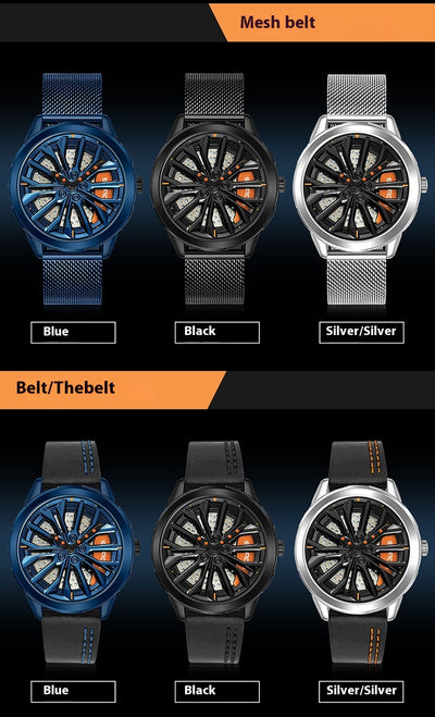 Reloj de Hombre Rueda de la Fortuna - Diseño Trendy con Energía de Buena Suerte - Image 17