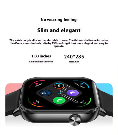 Reloj Inteligente con Monitor Cardíaco, Podómetro y Llamadas Bluetooth - Image 14