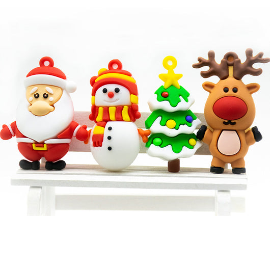 Llavero Navideño con Diseño Festivo - Papá Noel, Reno y Árbol - Image 10