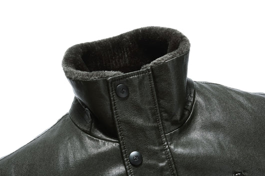Chaqueta de Cuero Premium para Hombre con Forro Polar Grueso - Image 21