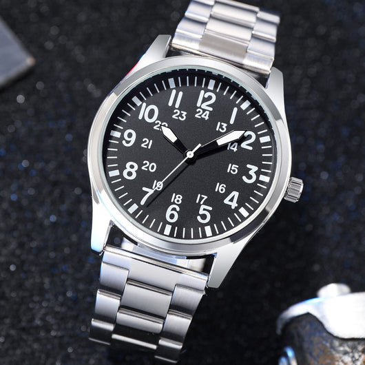 Reloj de Cuarzo Luminoso Impermeable para Hombre Estilo Ejecutivo - Image 10
