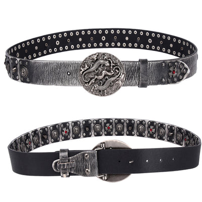 Cinturón Punk con Remaches para Hombre y Mujer - Image 4