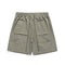Shorts Militares con Cintura Elástica y Bolsillos con Parches