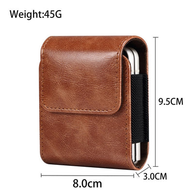 Bolsa de Cintura de Cuero con Pantalla Abatible para Teléfono - Image 8