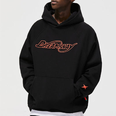 Sudadera Retro Holgada con Capucha para Hombre - Hoodie Versátil para Otoño