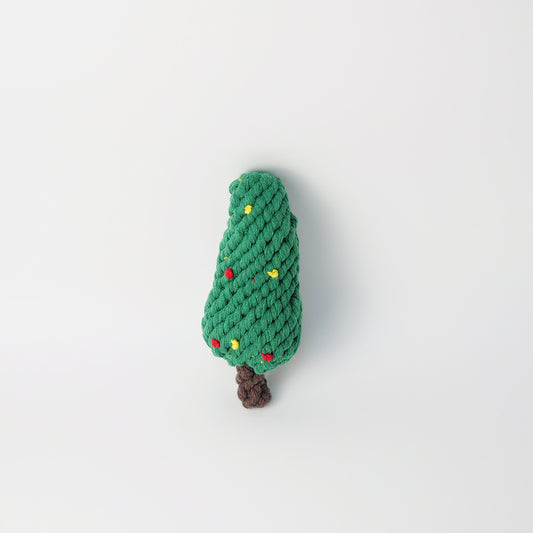 Juguete de Cuerda de Algodón para Perros - Bastón Navideño Limpiador de Dientes - Image 2