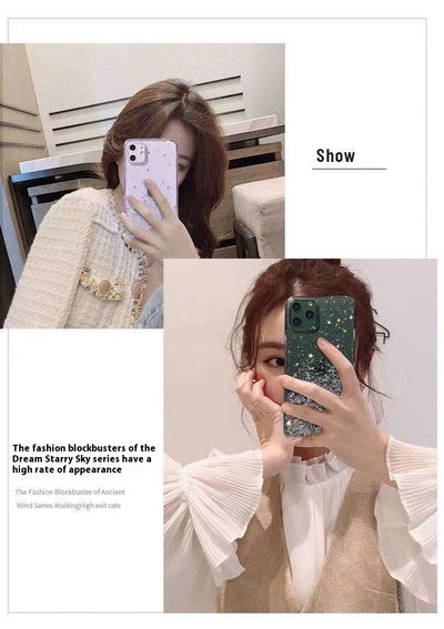Funda para Teléfono con Mariposa Brillo Epoxi Suave - Image 7
