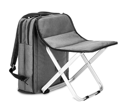 Mochila Ejecutiva Multifuncional 15" con Cargador USB y Asiento Integrado - Image 8