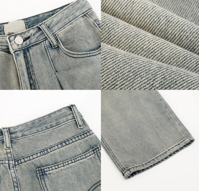Pantalones Vaqueros Azules Desgastados Estilo Vintage para Hombre - Image 11
