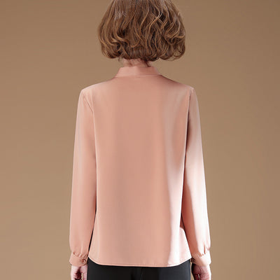 Blusa Occidental Fruncida de Primavera para Mamá - Image 3