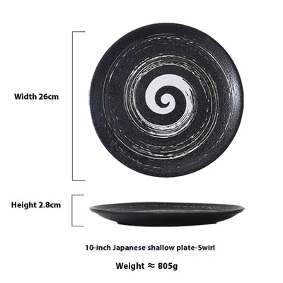 Plato Shallow Cerámica Japonesa - Diseño Minimalista - Image 12