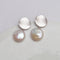 Plateado Freshwater Pearl Earrings Plateado 12or13mm