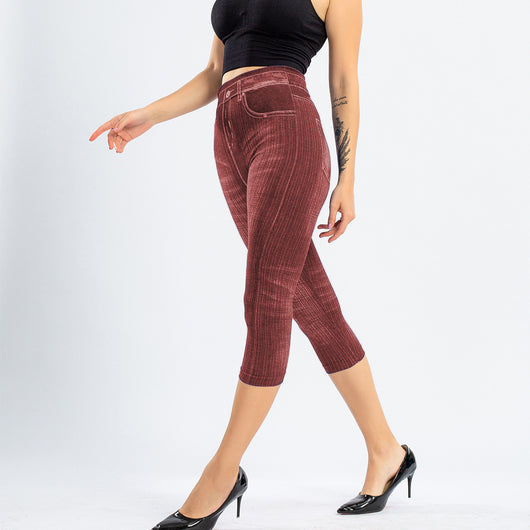 Jeans Slim Fit Levanta Glúteos con Estampado y Tela Elástica - Image 25
