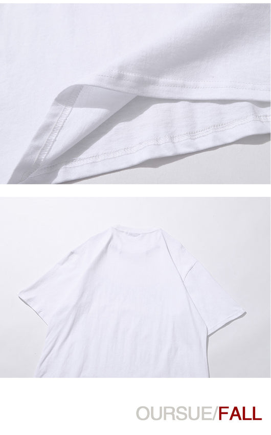 Camiseta Manga Corta Hombre con Letras de Strass - Image 5