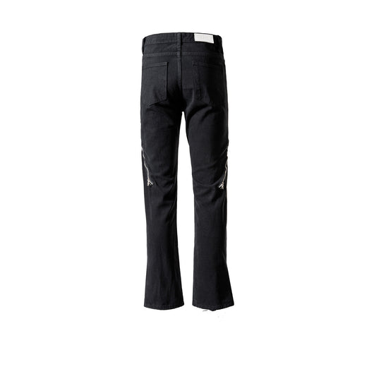 Pantalones Rectos Unisex de Pierna Ancha con Detalles Decorativos - Image 14
