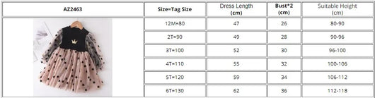 Vestido de Malla Manga Larga para Niñas - Colección Otoño - Image 6