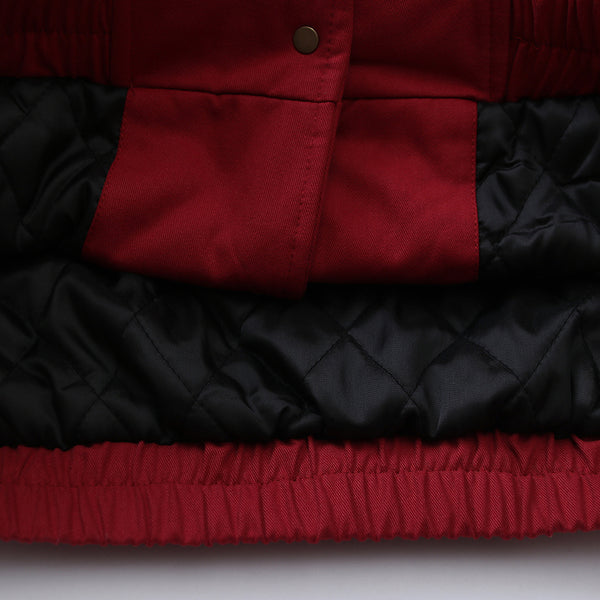 Chaqueta Polo Suelta Retro Americana con Cuello Clásico