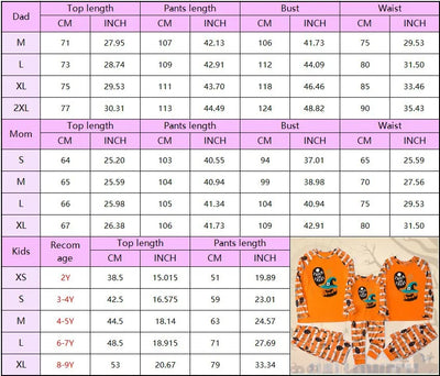 Pijama Familiar Halloween - Conjunto Coordinado Papás e Hijos - Image 9