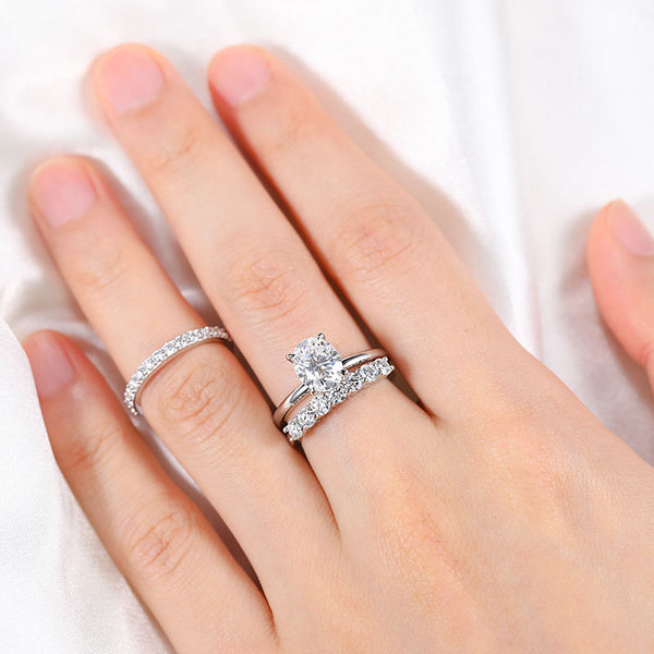 Anillo de Diamante Mosonite para Mujer - Elegancia Atemporal