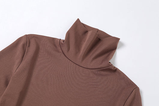Camiseta Crop Top Ajustada de Color Liso para Mujer - Image 22