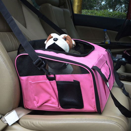 Mochila Portátil para Mascotas con Pañal para Gatos y Perros - Image 5