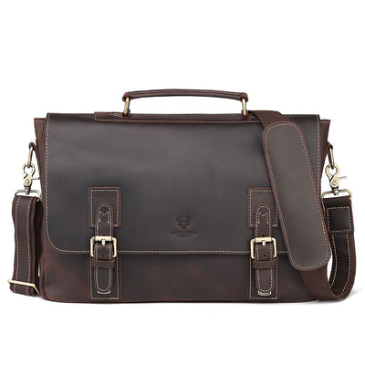 Bolso Bandolera de Cuero Genuino Premium Estilo Retro - Image 2