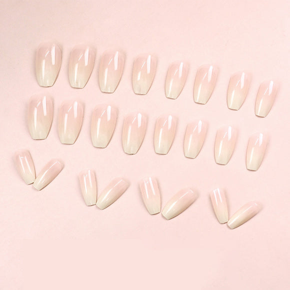 Uñas Postizas Rosa Medianas con Lentejuelas - Diseño Dulce y Elegante