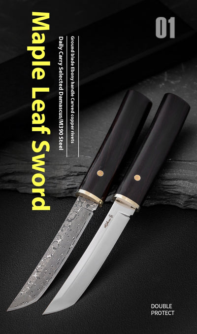 Cuchillo de Frutas Japonés Acero Damasco M390 - Image 10