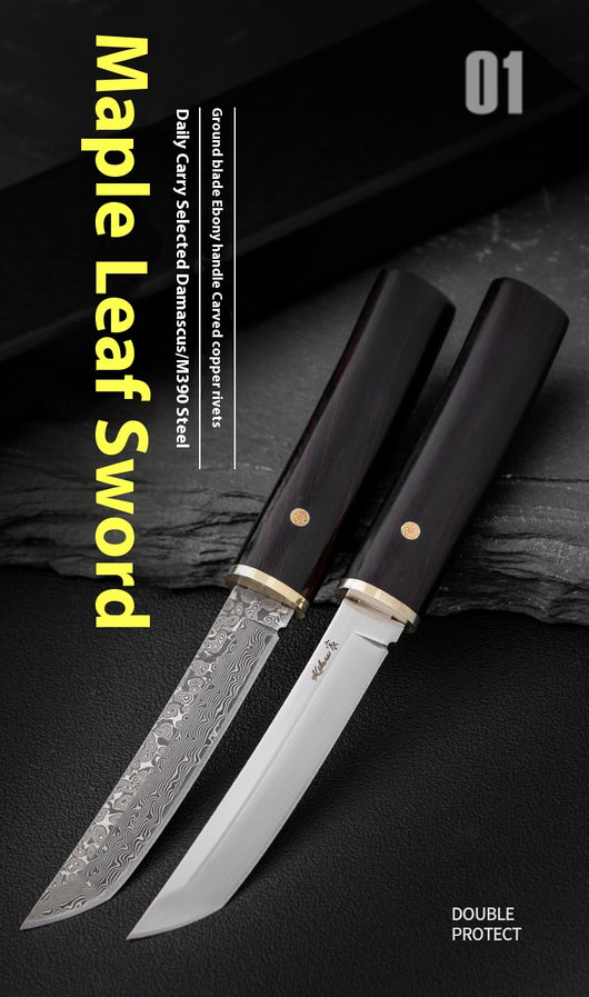 Cuchillo de Frutas Japonés Acero Damasco M390 - Image 10