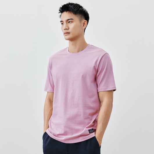 Playera Básica de Algodón Pesado para Hombre - Cuello Redondo Clásico - Image 11