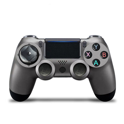 Rose gold wireless game controller with dual vibration, Bluetooth, and action buttons for PS4, PC, and P3. - Image 36