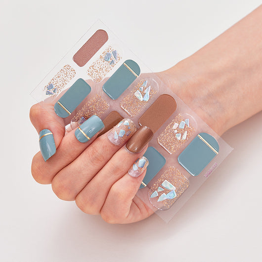 Uñas Adhesivas 3D con Efecto Láser y Bronceado - Diseño Premium - Image 7