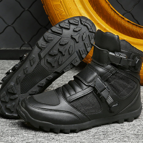 Botas de Motociclista para Hombre - Protección en Cuatro Estaciones
