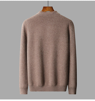 Suéter Polo Cuello Solapa Multicolor Tejido Cashmere Holgado - Image 13