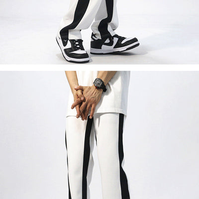 Pantalones de Chándal Rectos Casual Tide para Mujer - Image 4